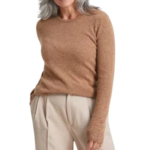 Charter Club Cashmere sweater tan women's size L - Picture 2 of 7